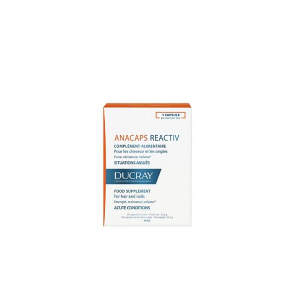 Ducray Anacaps Reactiv complément alimentaire - 30 capsules