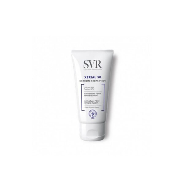 SVR Xerial 50 creme pieds anti-callosites, 50ml