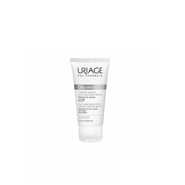 URIAGE DEPIDERM CREME MAINS ANTI-TACHES BRUNES SPF15 50ML